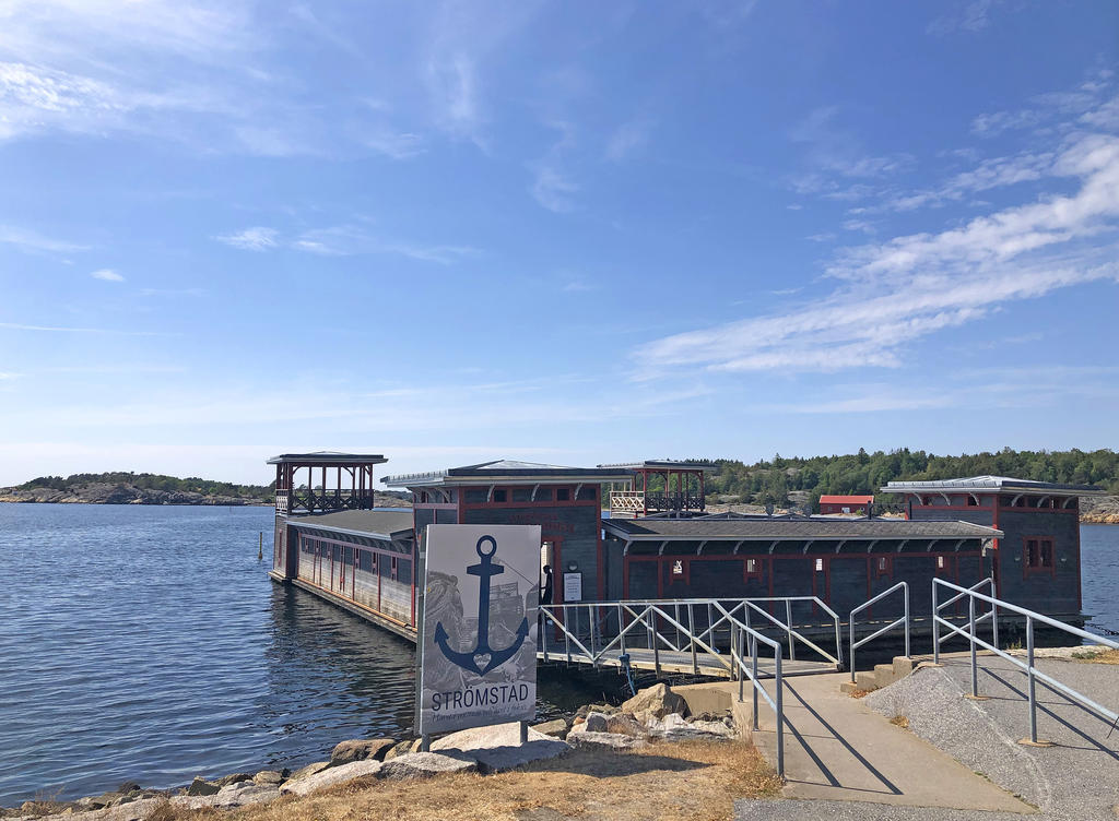 Miljöbild kallbadhuset Strömstad.