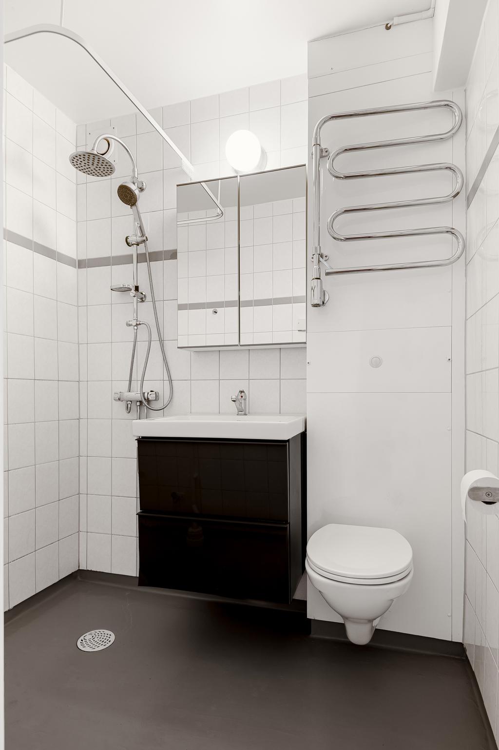 WC med dusch.