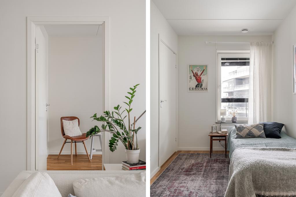 Sovrum med klädkammare 