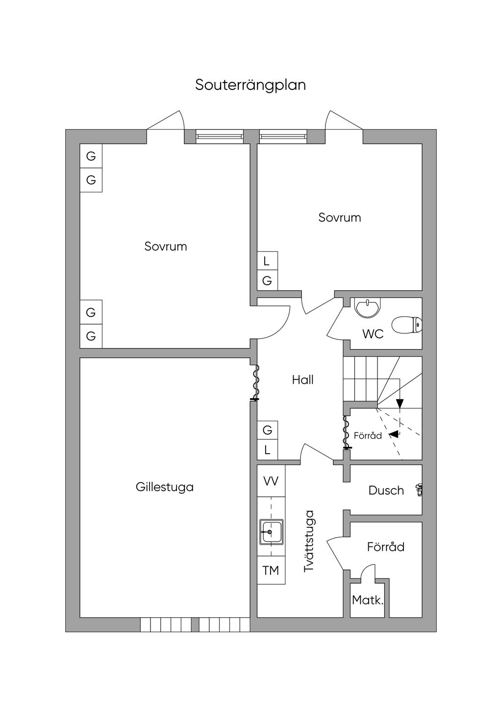 Suterrängplan 