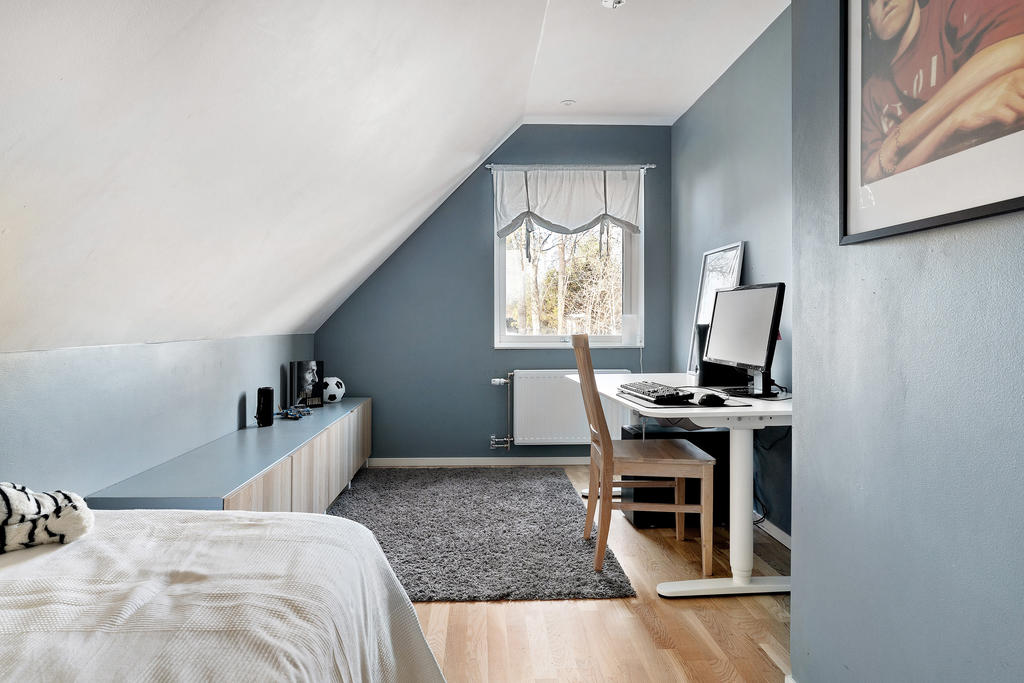 Sovrum på övre plan
