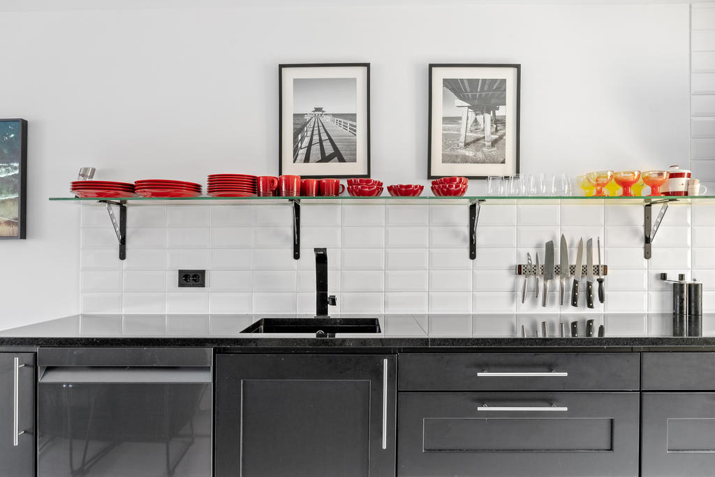 Exklusiv stenskiva ger ett sobert intryck