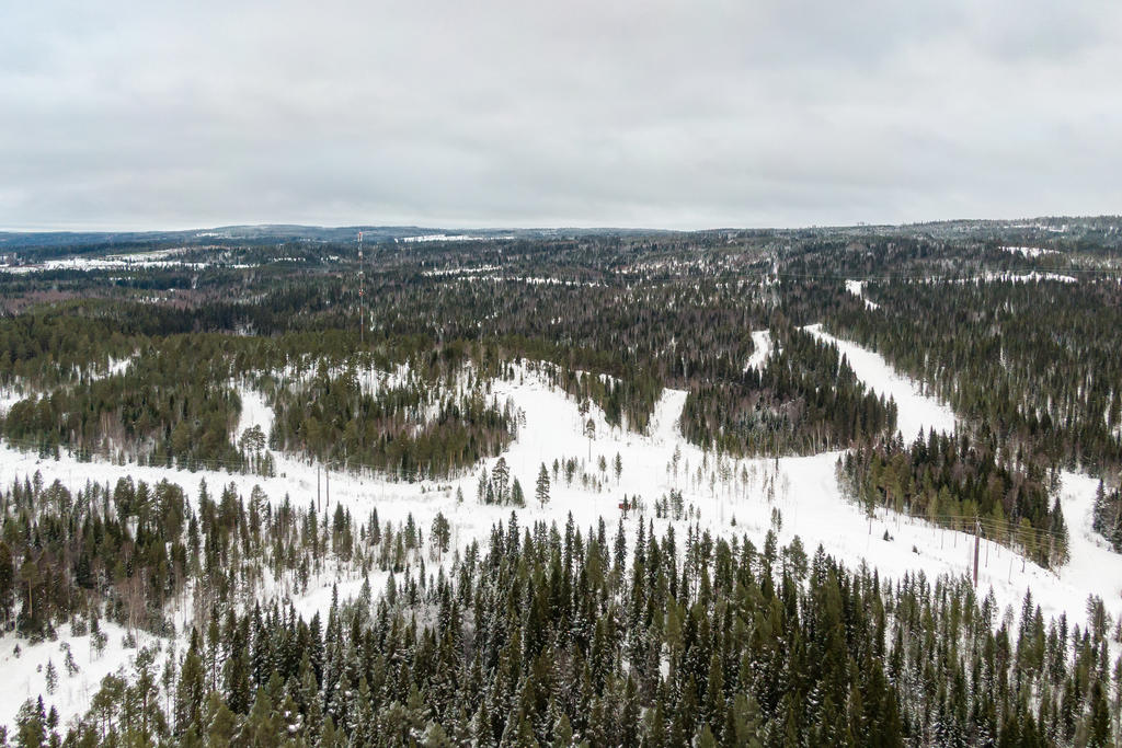 Skidspåren är totalt 3,6 mil och prepareras dagligen vid behov under säsongen.