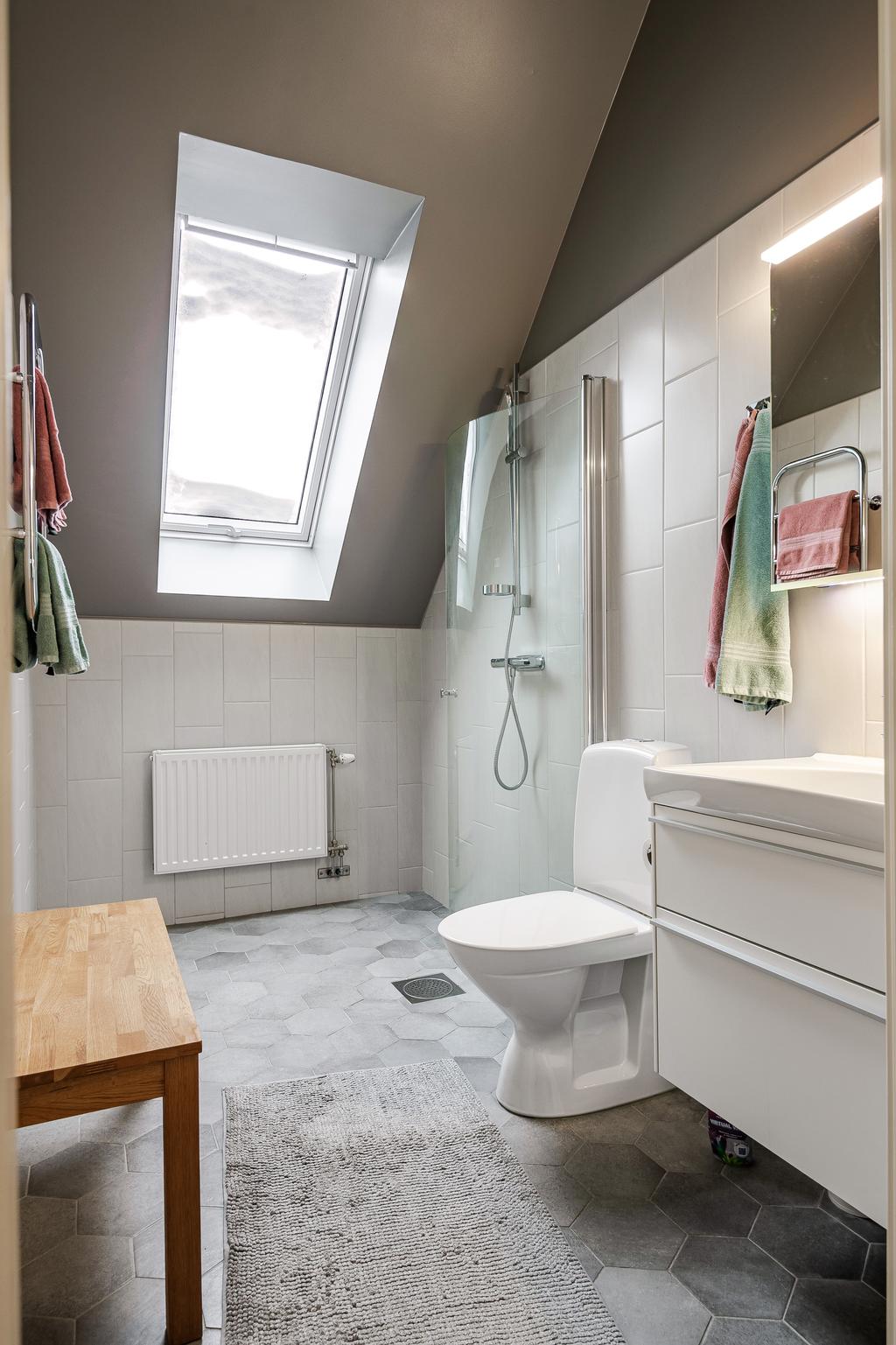 Badrum på övre plan.