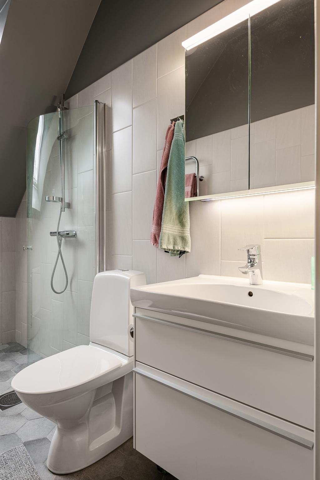 Badrum på övre plan.