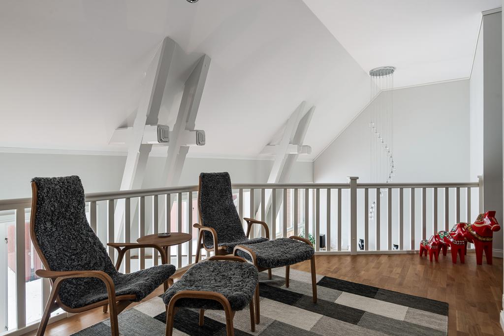 Loftet är perfekt som tex. tv-rum.