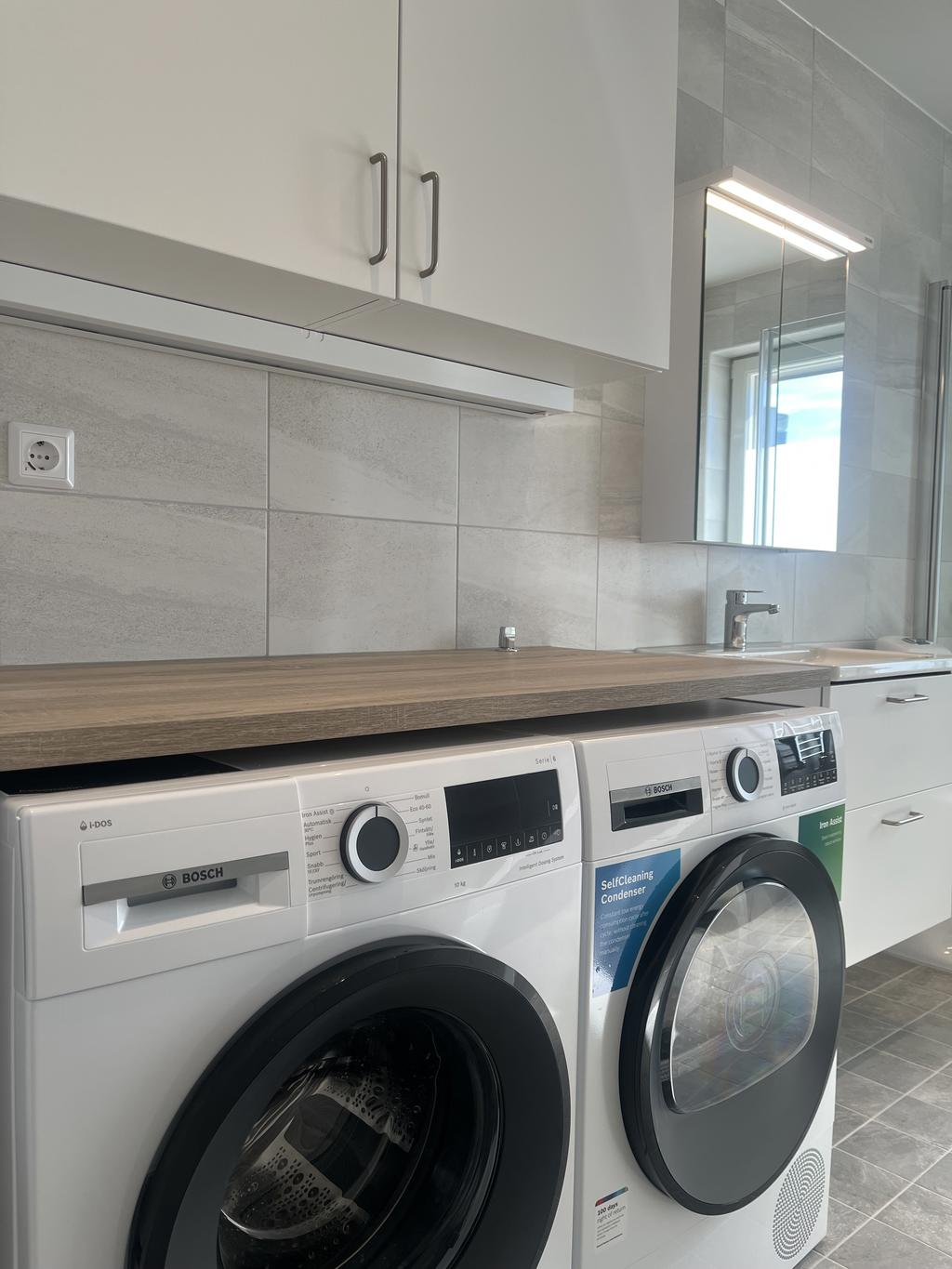 Tvättmaskin och tumlare från Bosch