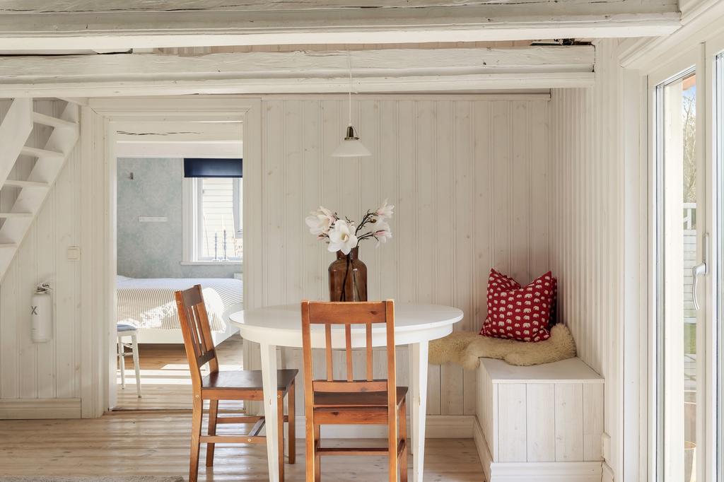 Matplats i vardagsrummet