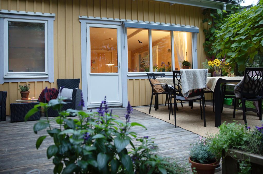 Uteplats vid vardagsrum 