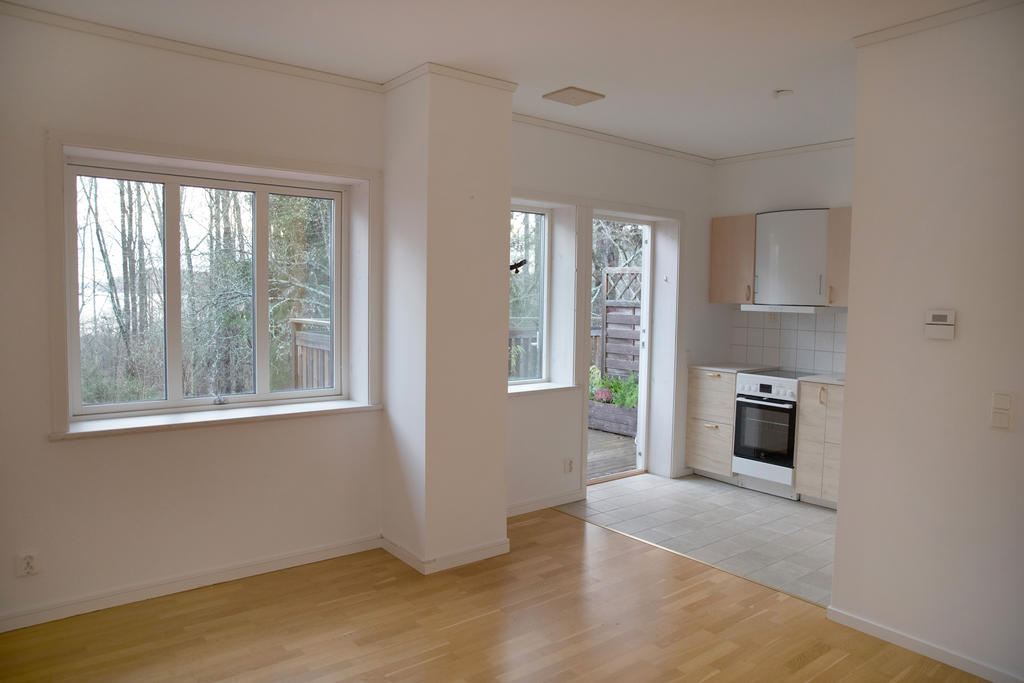 Lägenhet på övre plan med utsikt över Sillen