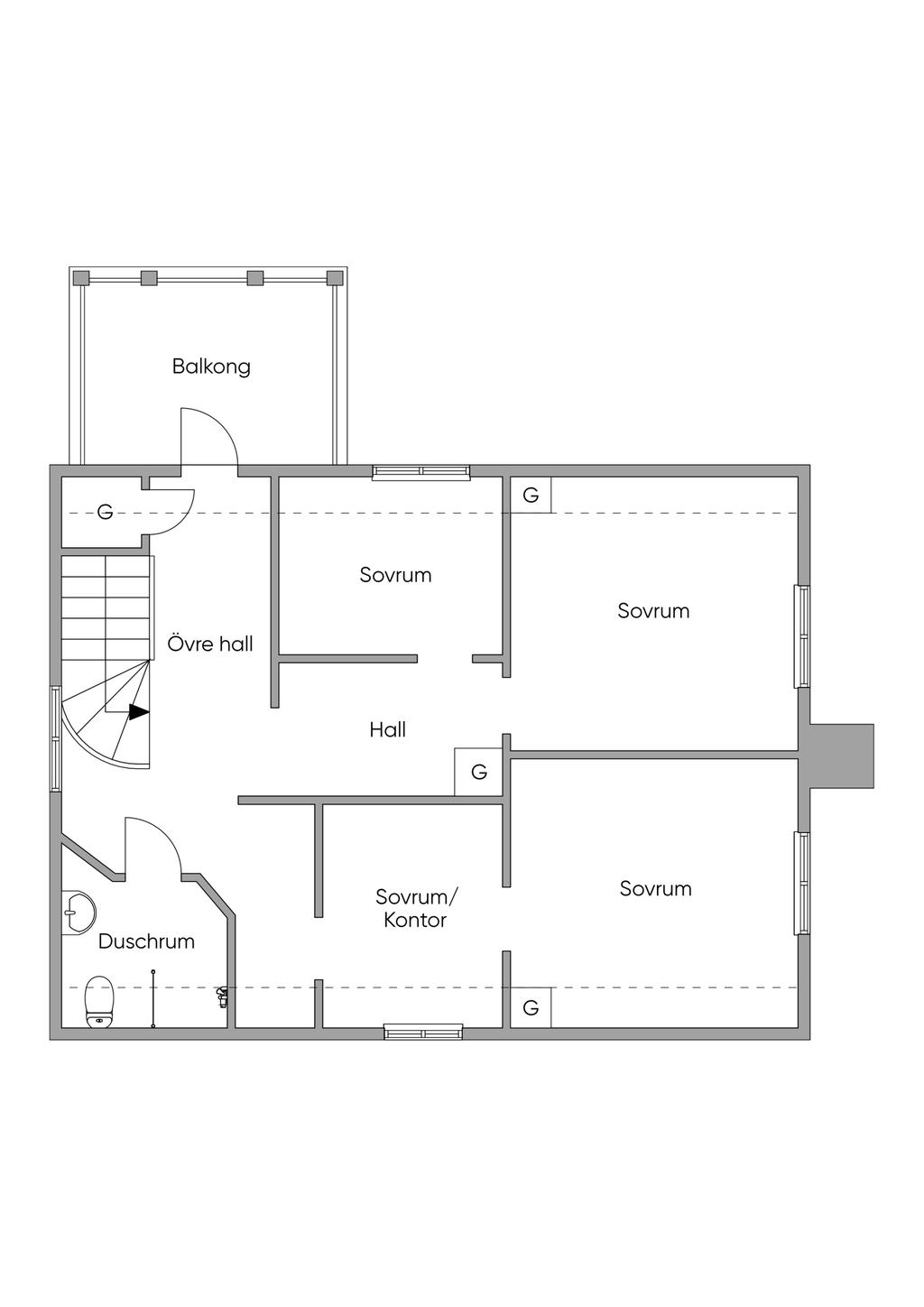 Övre plan