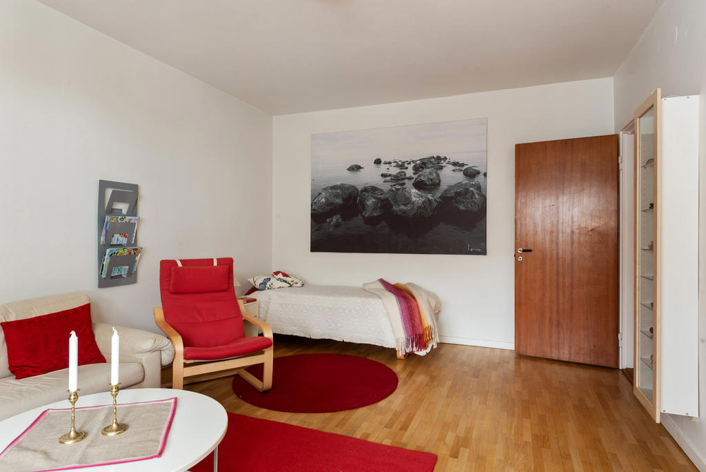 Vardagsrum med gott om plats