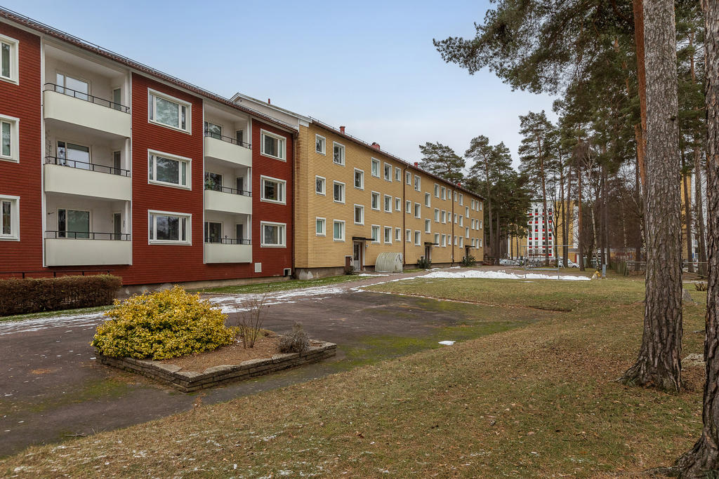 Fasad och innergård