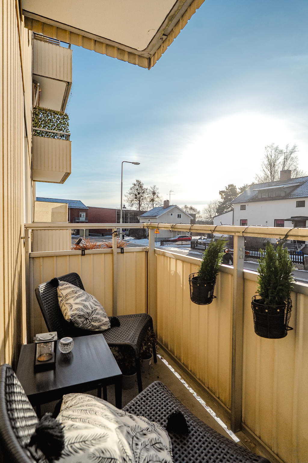 Balkong åt sydväst