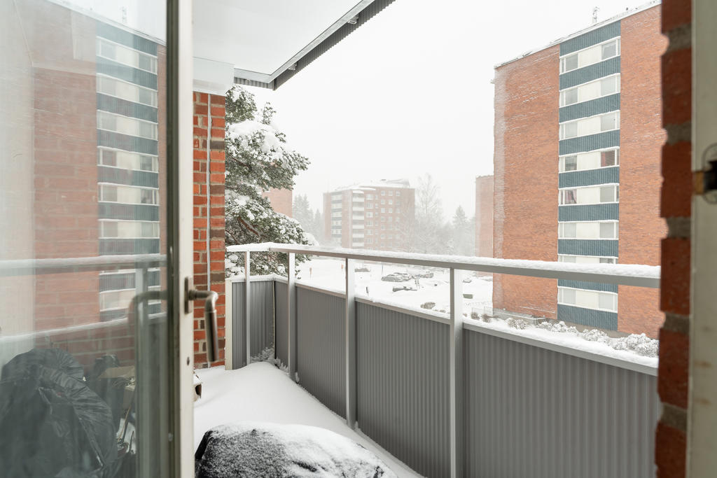 Balkong med utgång från vardagsrummet