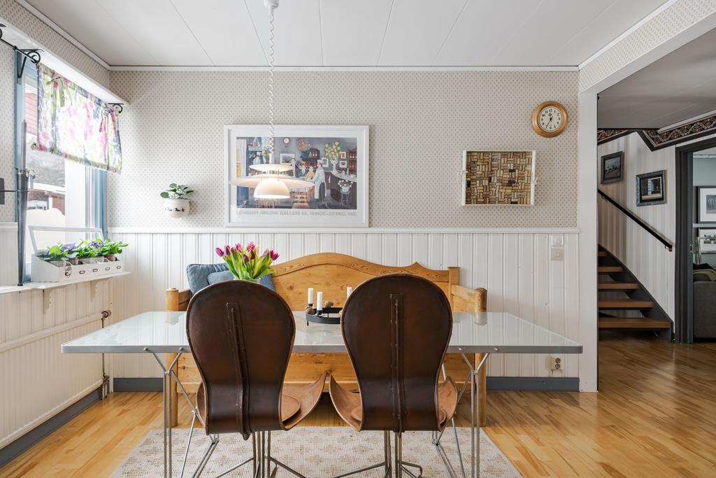 Här får vänner och familj plats för middagar, kalas eller andra tillställningar. 