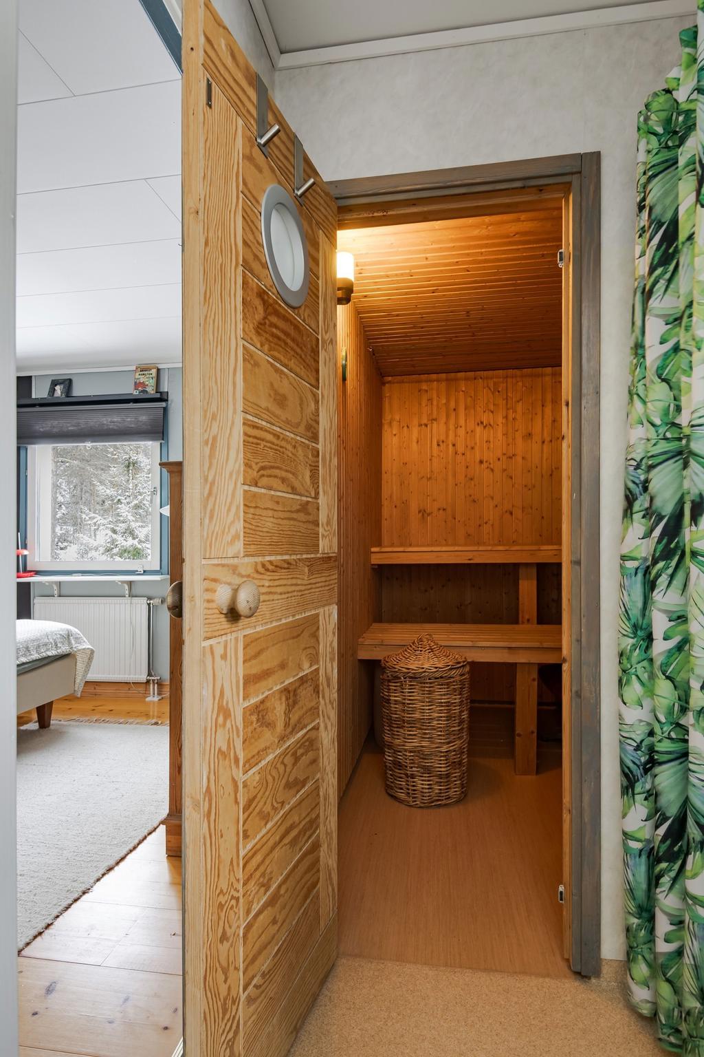 Här finns även en bastu! 