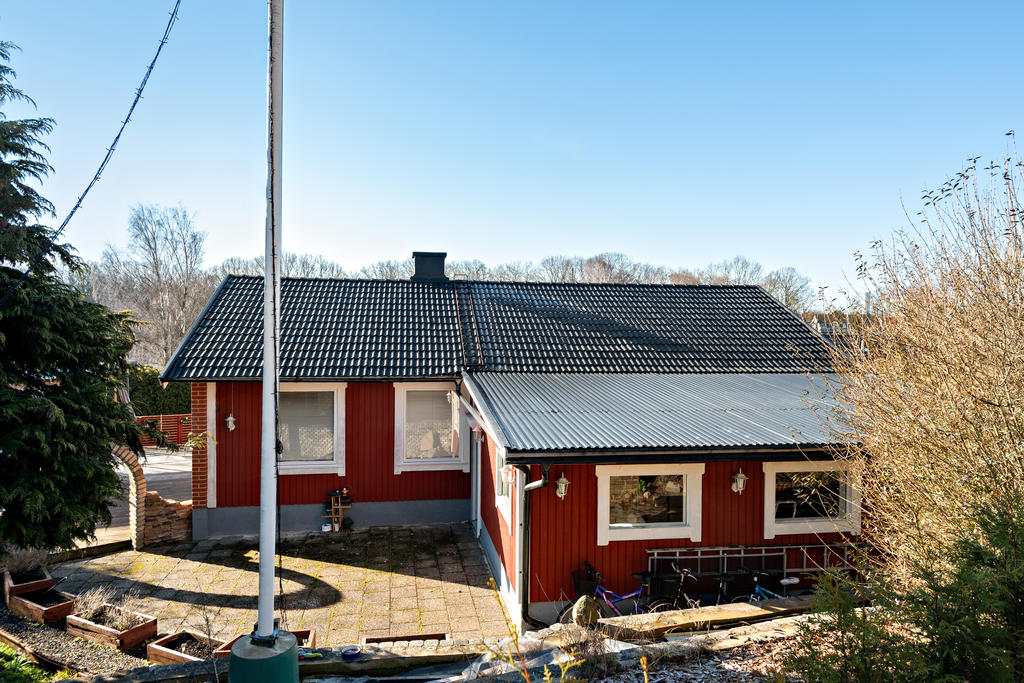 Framsida av huset