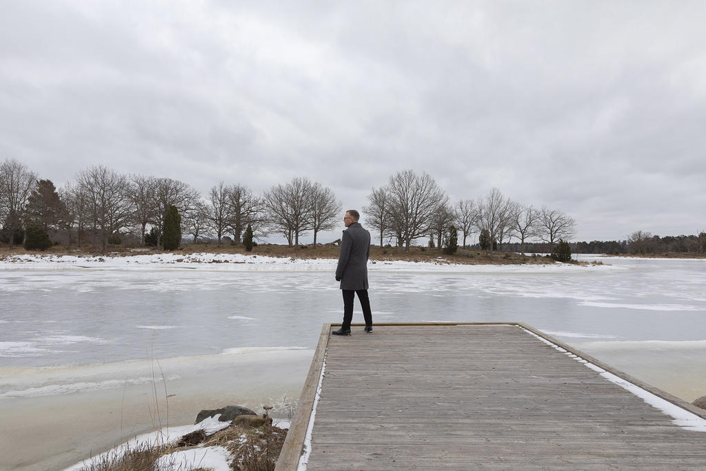 Brygga som delas med en av grannarna