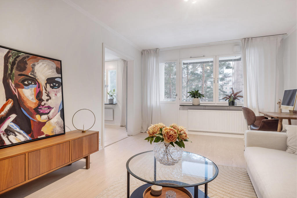 Utgång till balkong