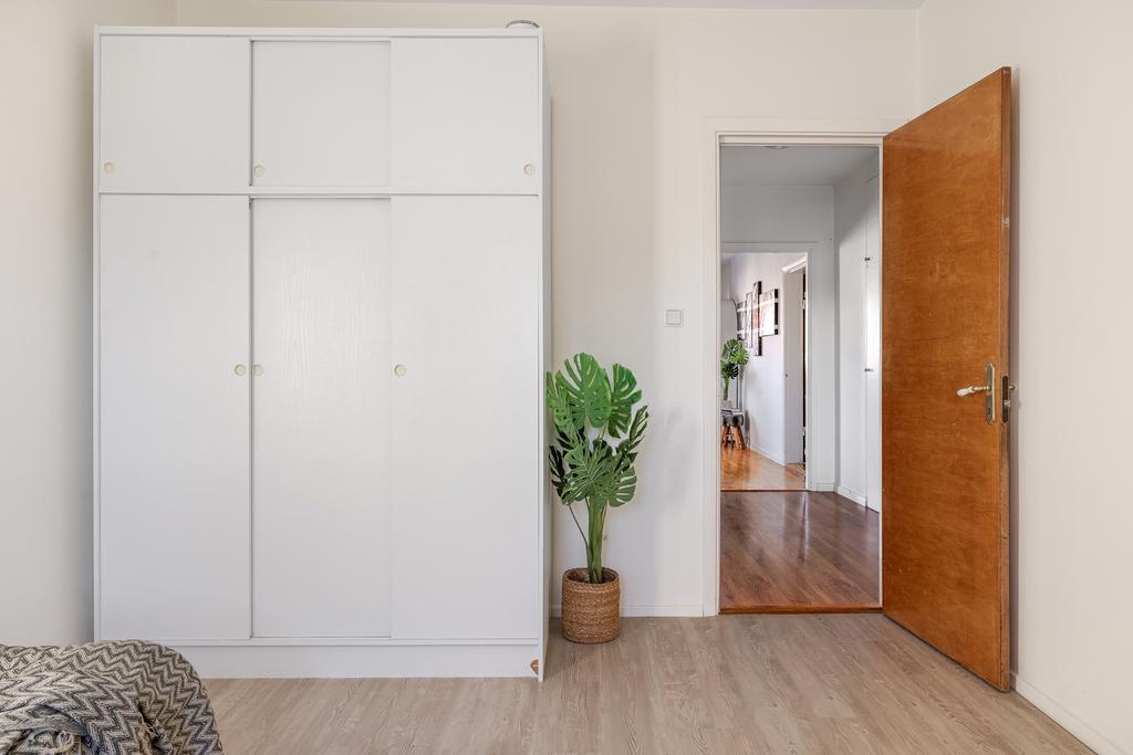 Sovrum med garderober