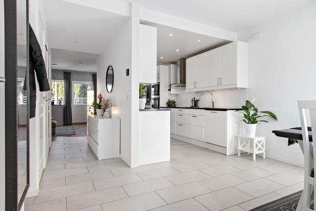 Välkomnande vy från entrén