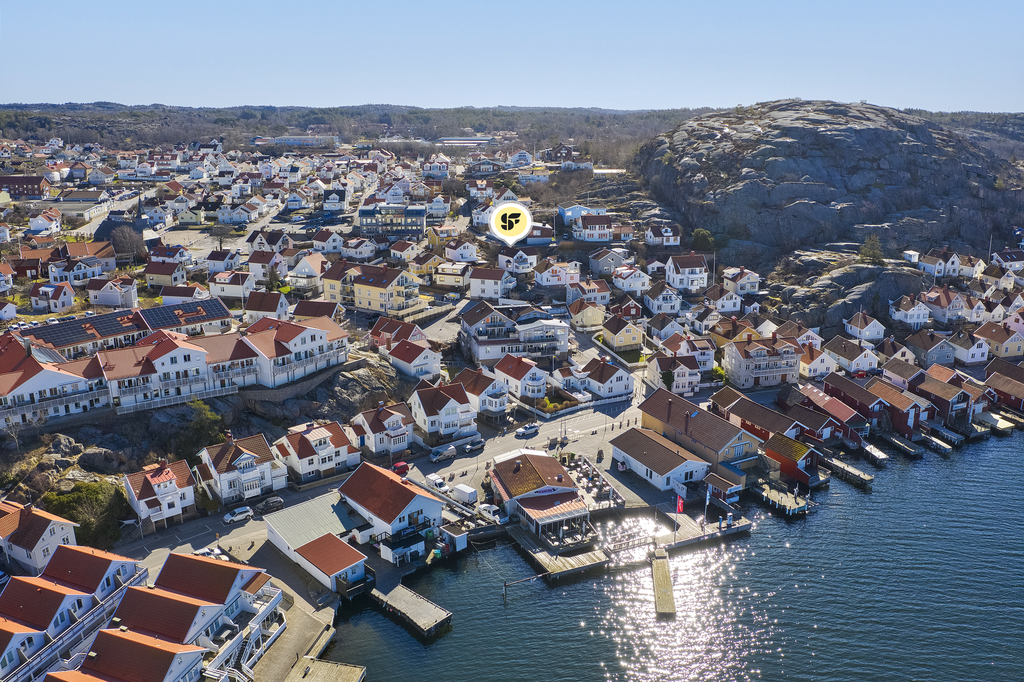 Här bor du nära till allt viktigt i Hunnebostrand