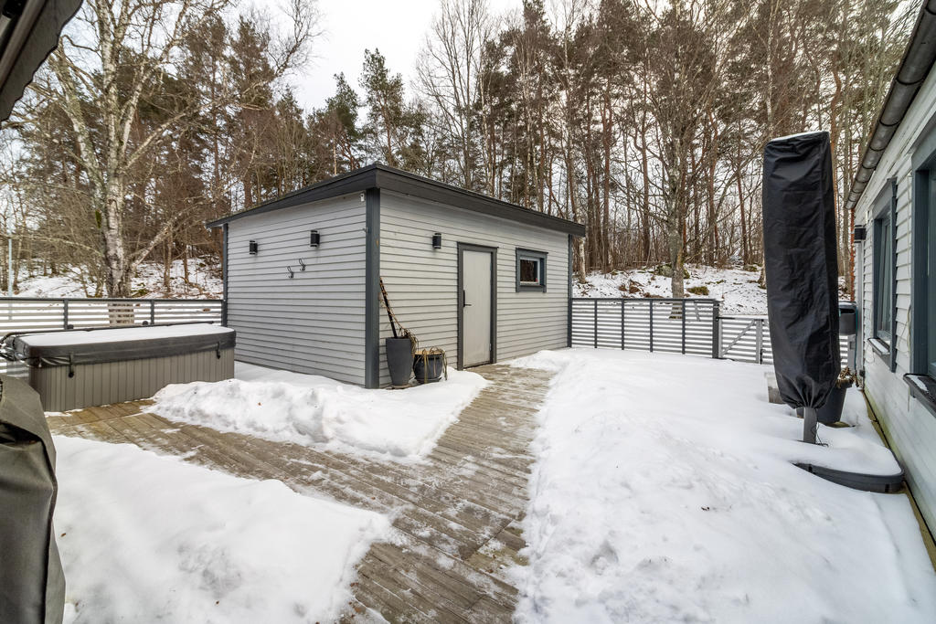 Attefallare med biorum & verkstad