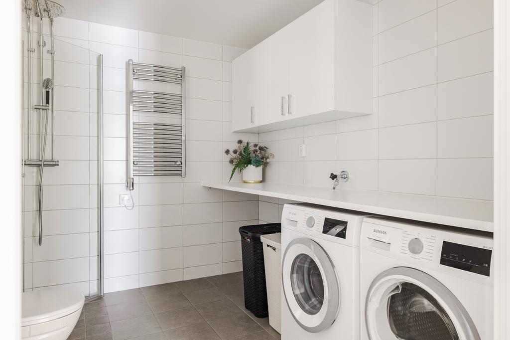 Tvättutrymme i badrummet