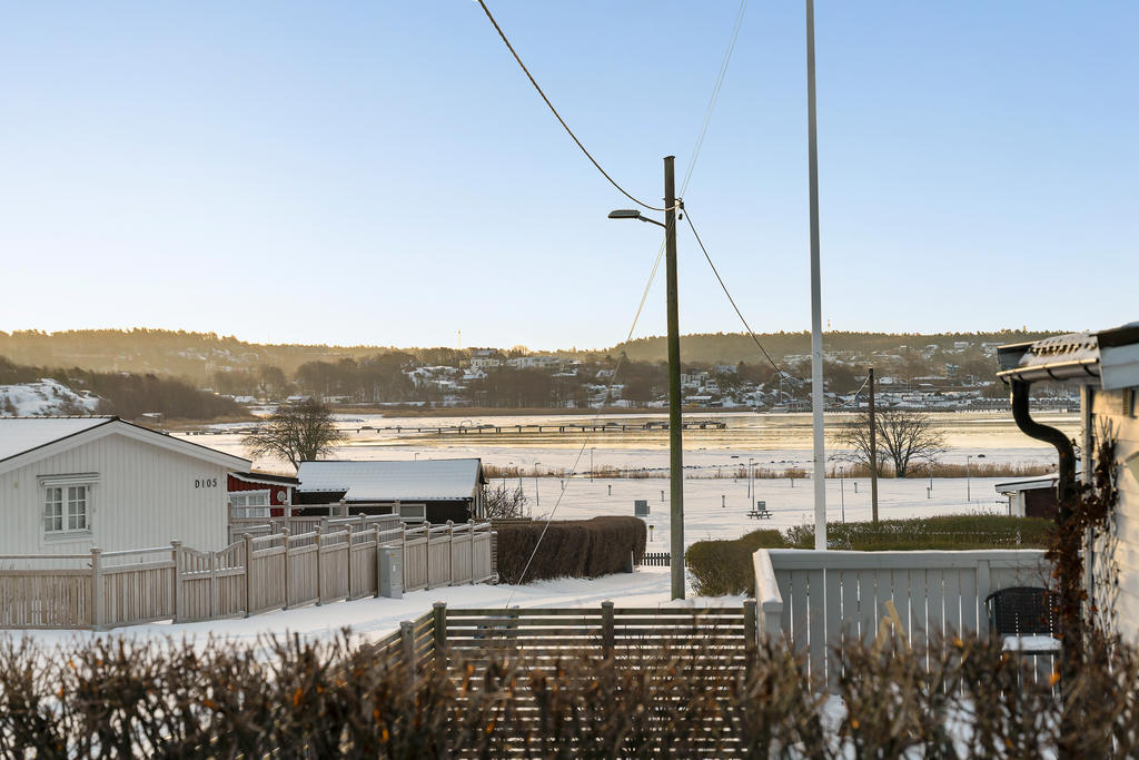 Utsikt kök vintertid