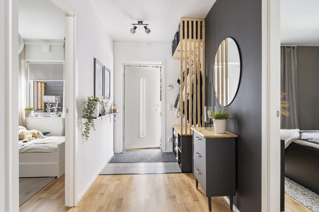 Välkomnande entré/hall 