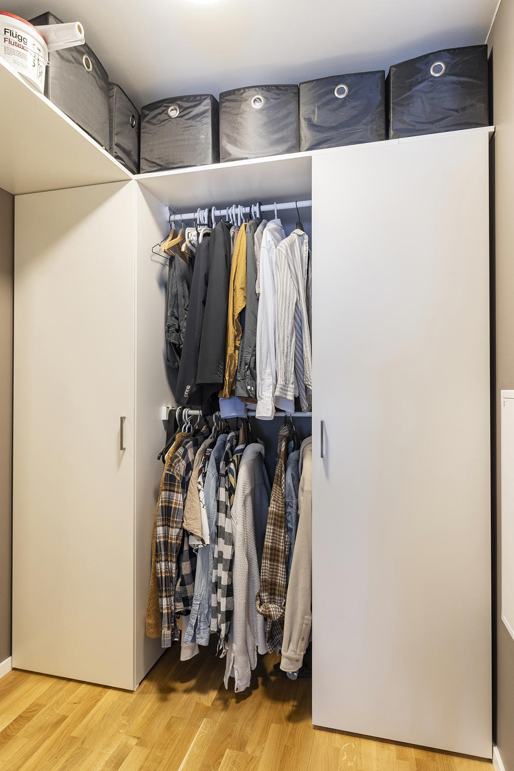 Praktisk klädkammare