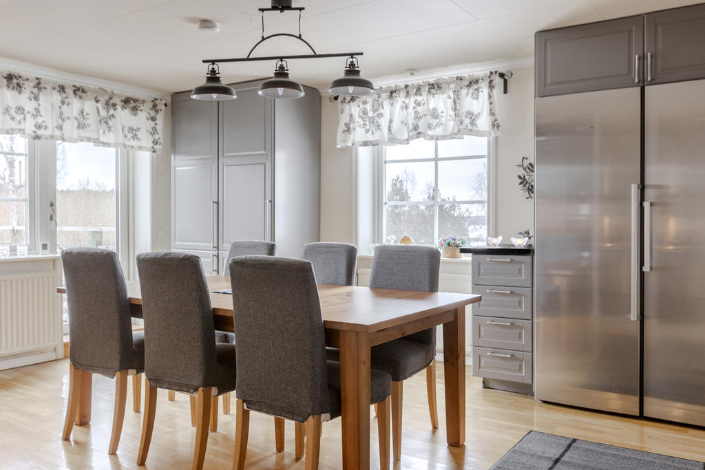 Kök med utgång till altan