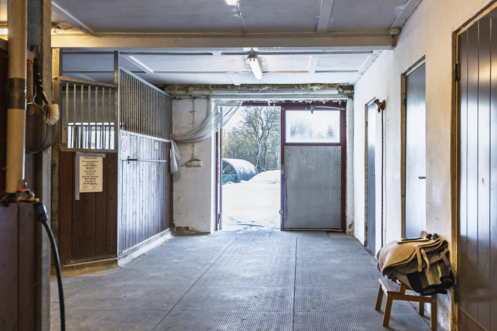 Ingång till stall