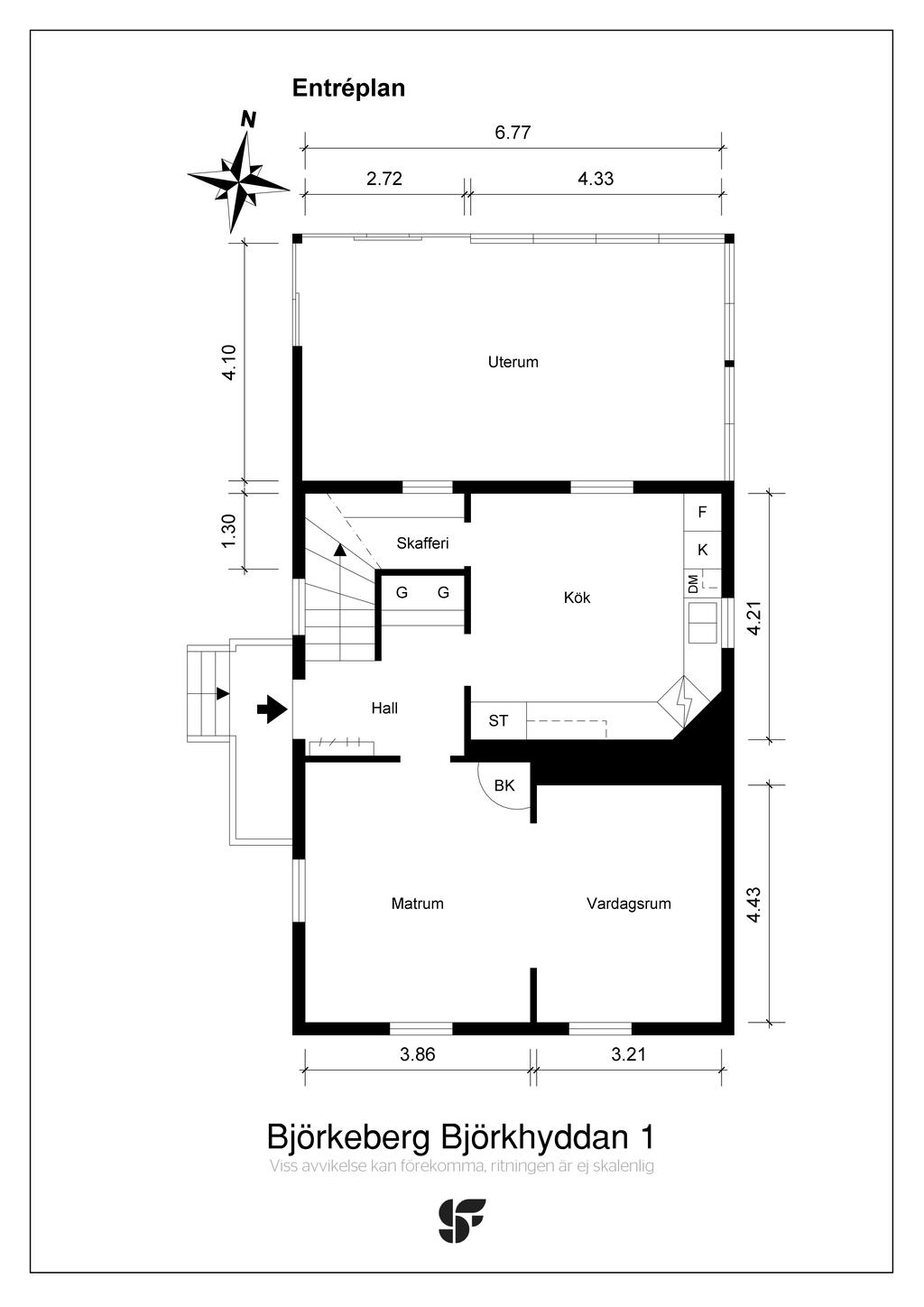 Planritning entréplan