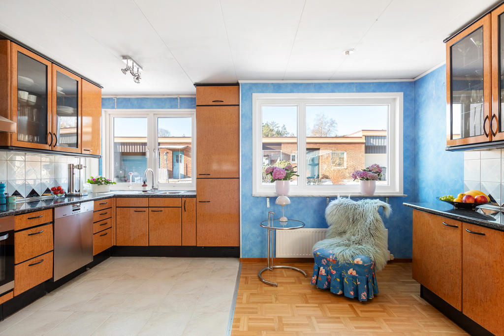 Kök med gott om förvaring