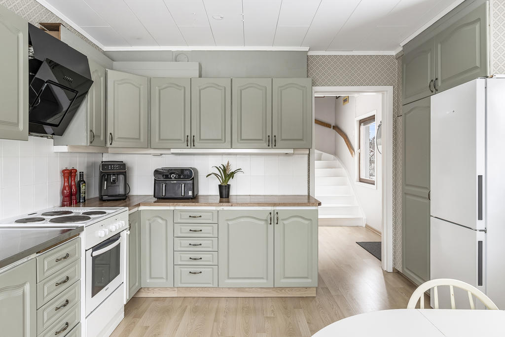 Kök med mycket förvaring