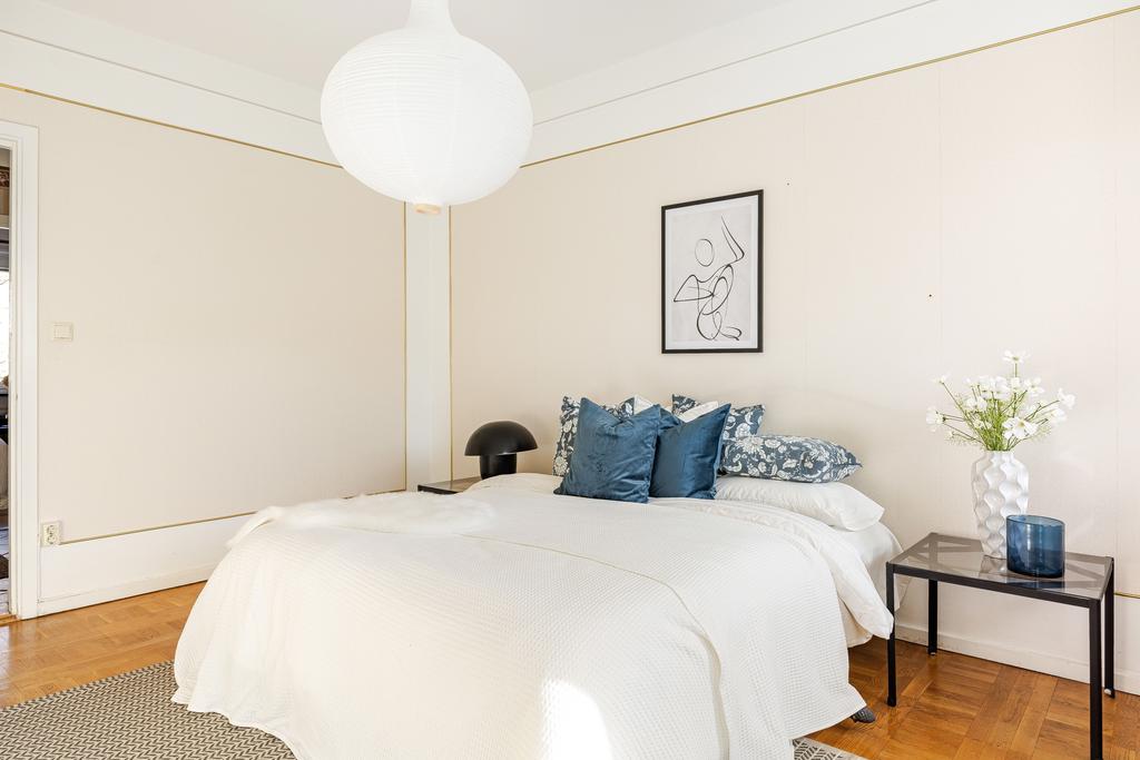 Fint stavparkettgolv. 