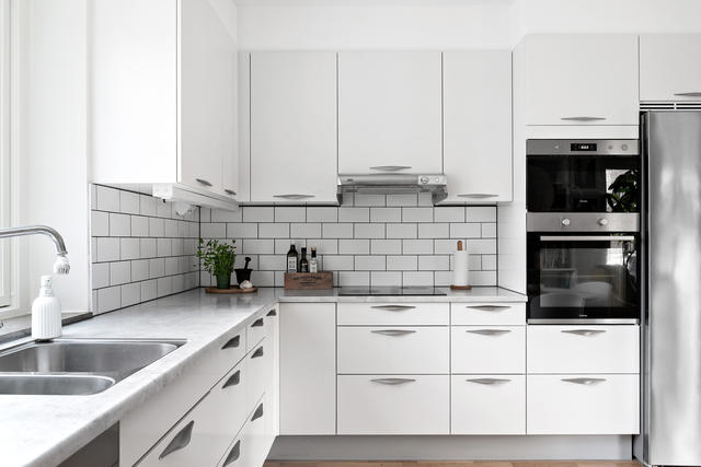 Ljust och fräscht kök på Berguven 30