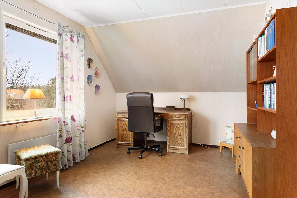 Del av allrum som kan göras till sovrum