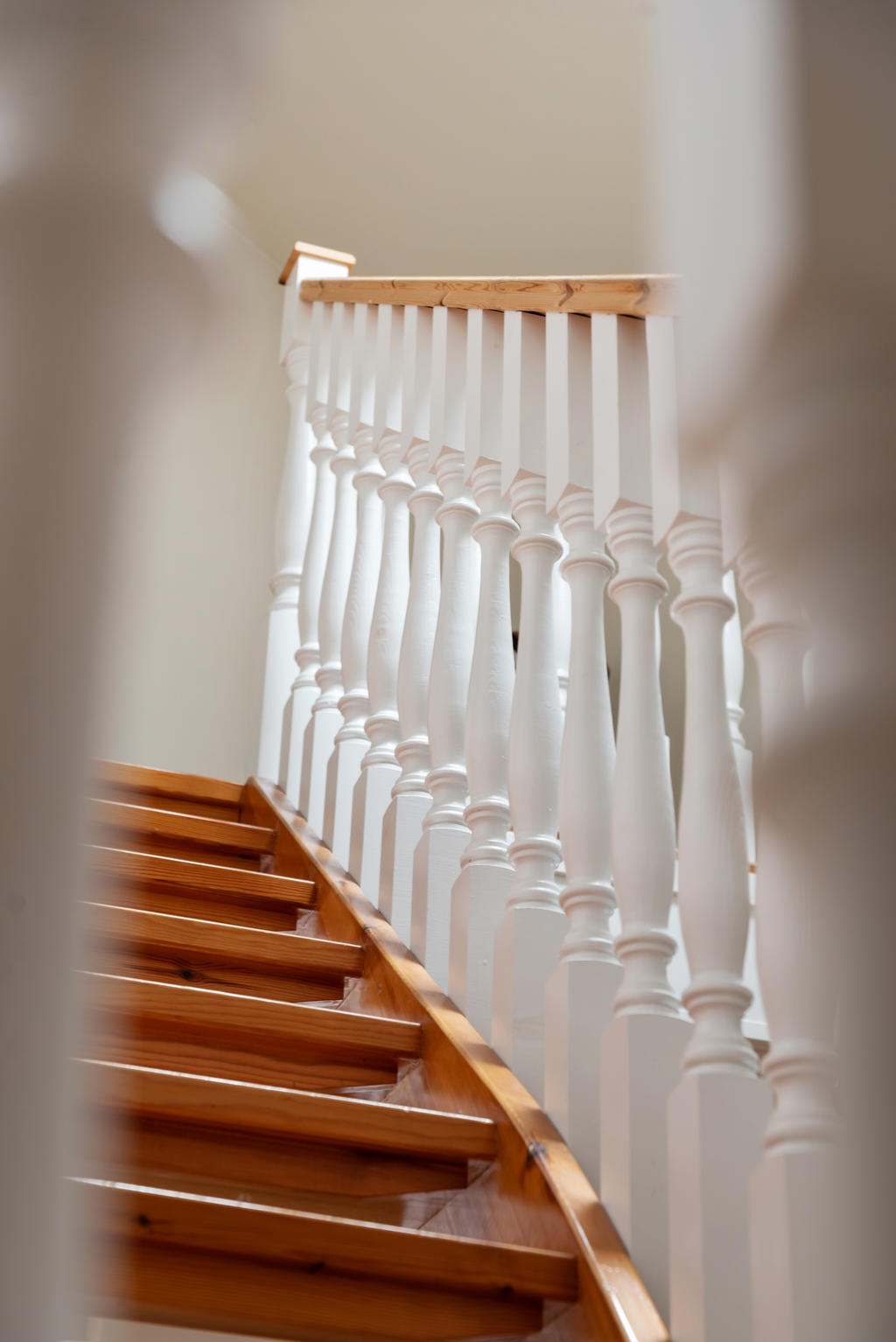 Detalj av den vackra trappan