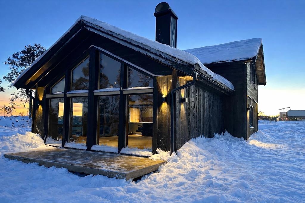 Möjlighet att göra ett större fönsterparti mot utsikten finns (tillval)