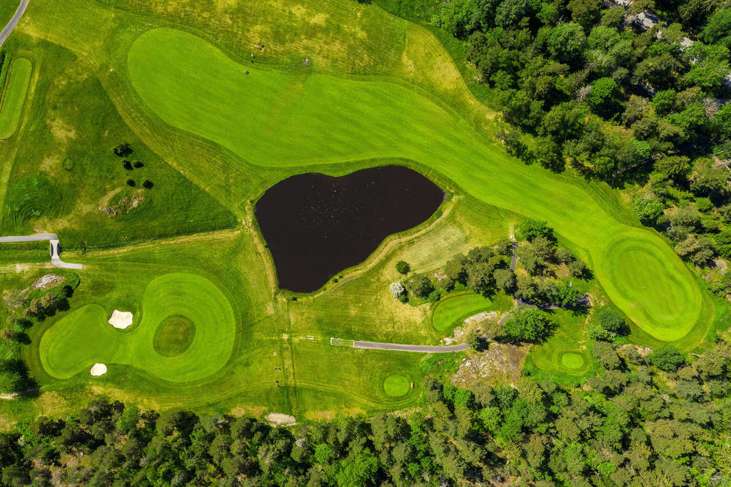 Lidingö Golfbana från ovan 
