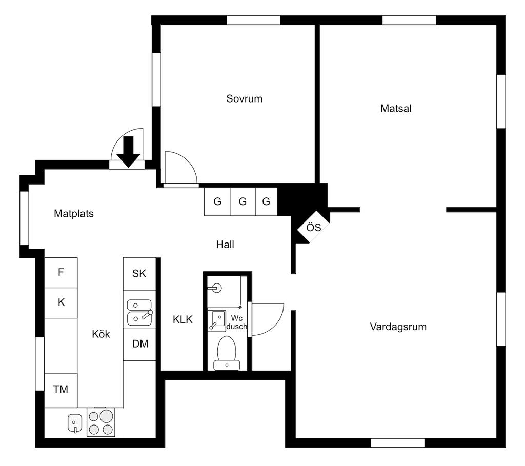 Virgatan 4A Entréplan lgh1