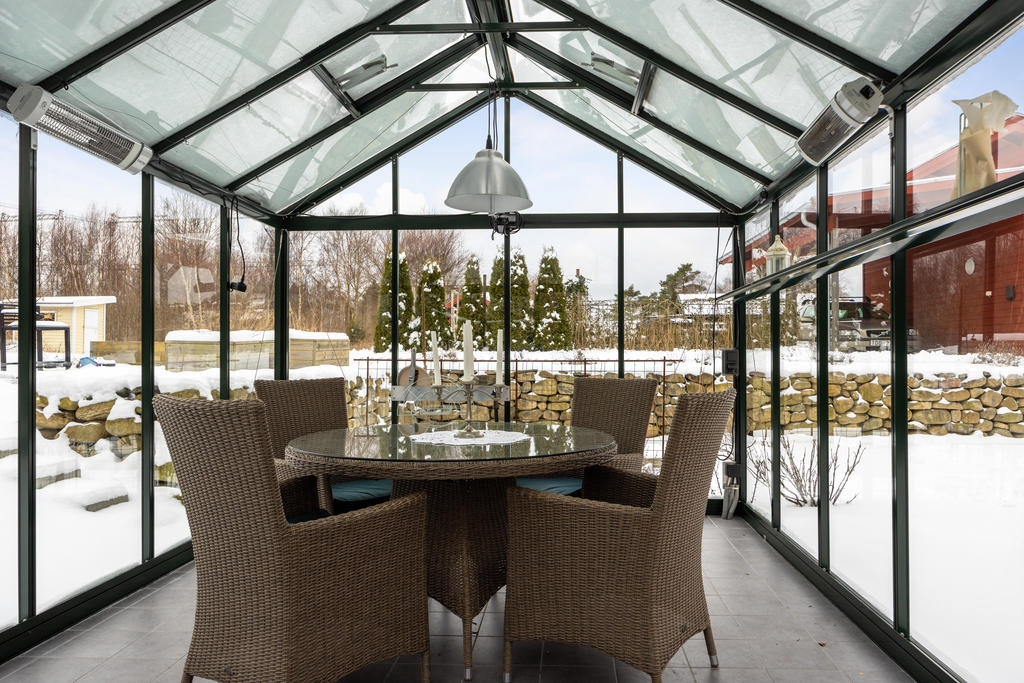 Växthus med infravärme