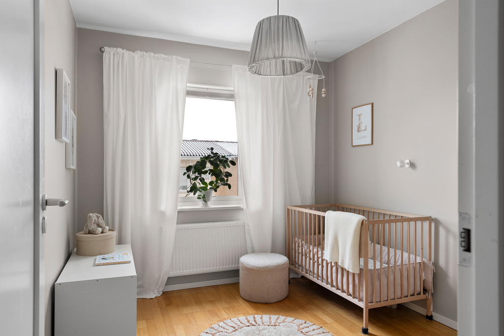 Bostadens fjärde sovrum. 