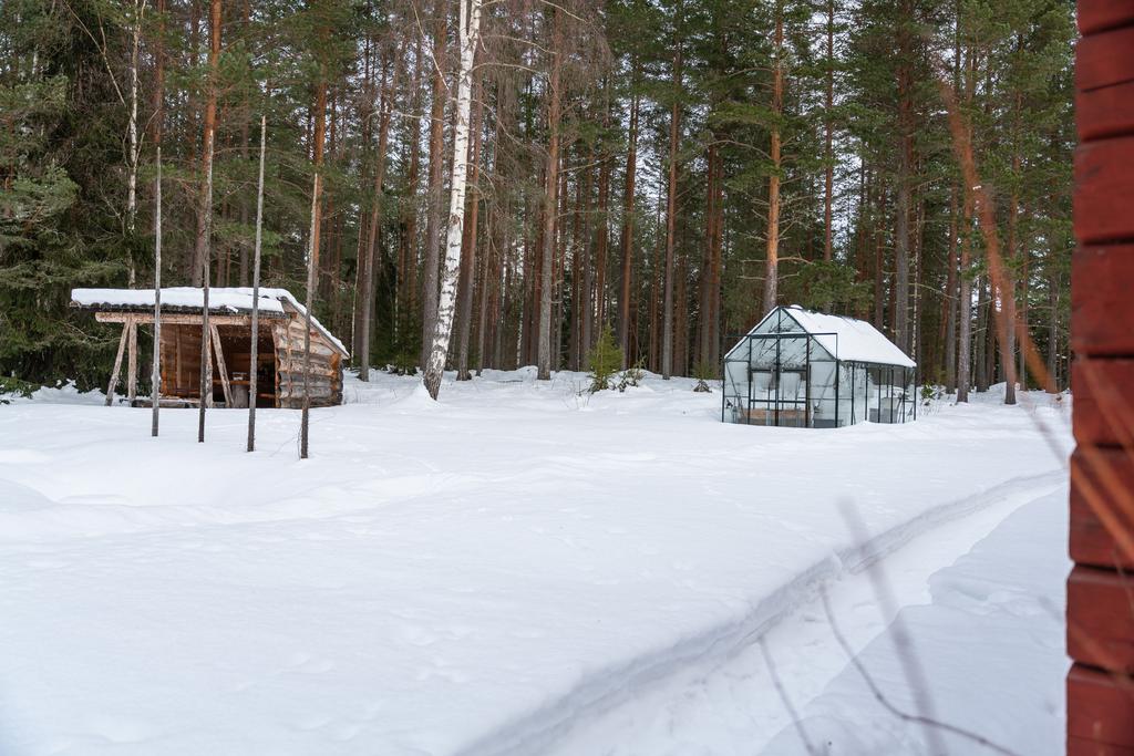 Slogbod och växthus.
