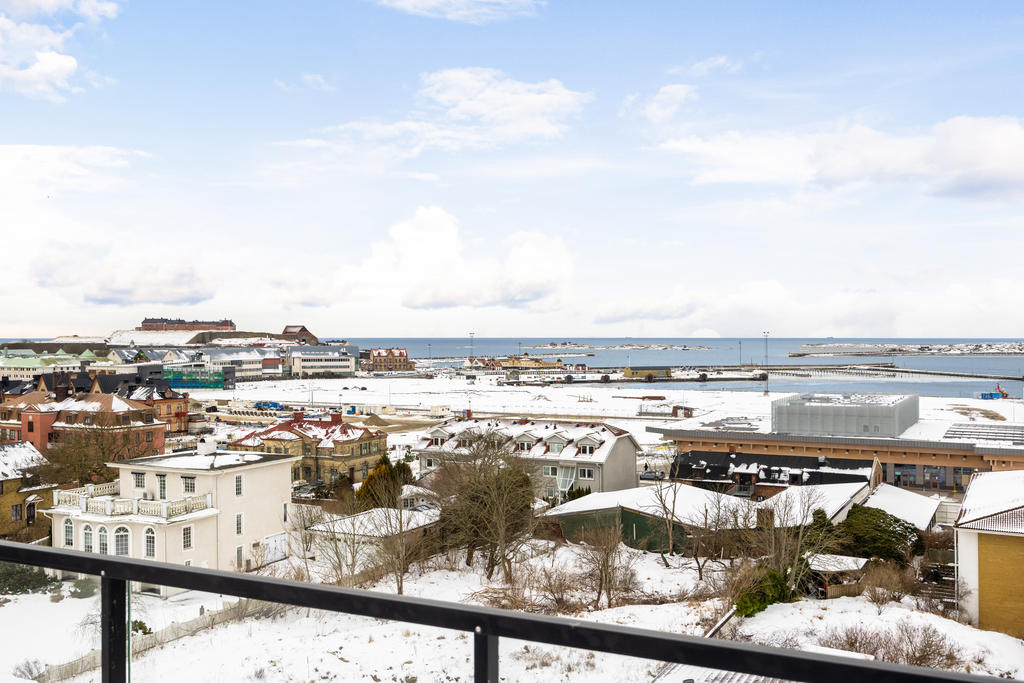 Från den gemensamma takterrassen är det ljuvlig utsikt