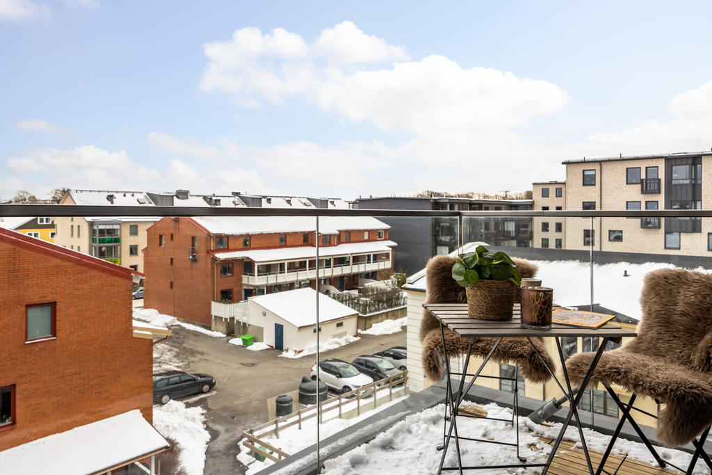 Balkong med härlig utsikt