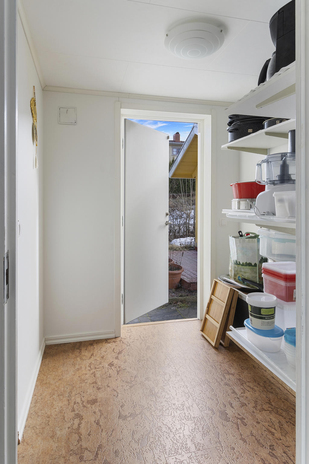 Utgång till trädgård